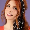 Sale ZaZoo Retro Haarschal In Schwarz Mit Punkten