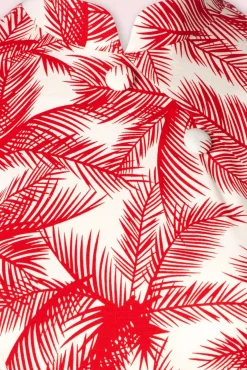 Flash Sale Zoe Vine Ruby Palm Etuikleid In Weis Und Rot
