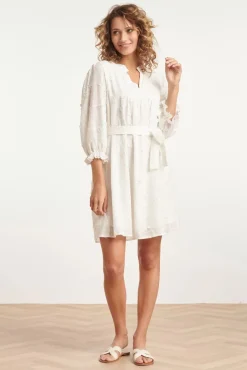 Best Smashed Lemon Ruth Besticktes Kleid In Weis