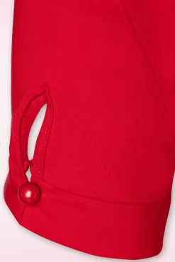 Outlet Banned Retro Sandy Liebt Danny Top In Rot