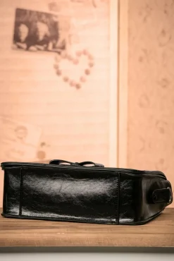 Clearance Banned Retro Scandal Office Handtasche In Schwarz