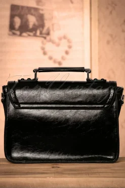 Clearance Banned Retro Scandal Office Handtasche In Schwarz