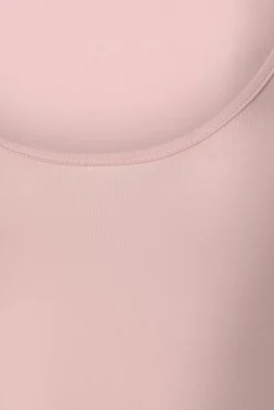 Fashion Banned Retro Scoop Badeoberteil In Pink