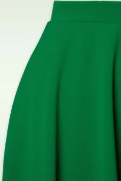 Online Vintage Chic for Topvintage Sheila Swing Rock In Smaragdgrun