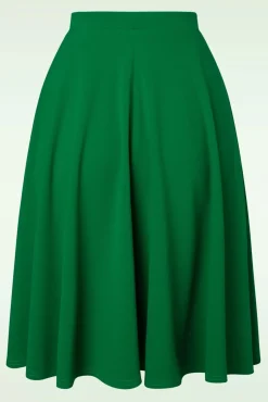 Online Vintage Chic for Topvintage Sheila Swing Rock In Smaragdgrun