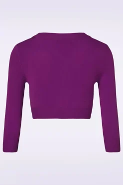 Online Mak Sweater Shela Kurze Strickjacke In Lila