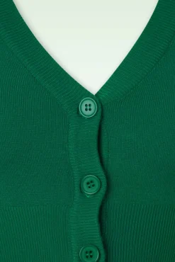 Online Mak Sweater Shela Kurzer Cardigan In Smaragdgrun