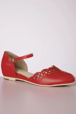 Best Sale Charlie Stone Siena Ballerina Flats In Rot