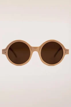 Clearance Surkana Stay Shady Runde Sonnenbrille In Latte