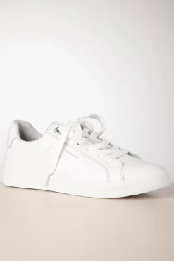 Online Tamaris Steffi Leder Sneaker In Weis