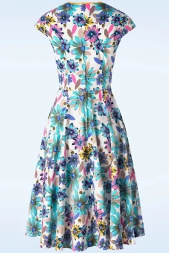 Shop Banned Retro Summer Bee Swing Kleid In Weis