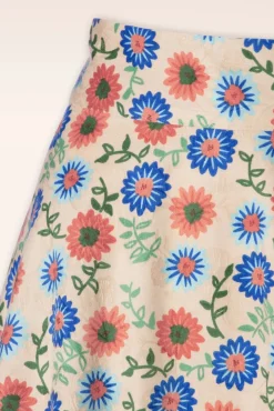 Online Banned Retro Suser Floral Swing Rock In Creme