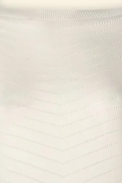 New Pretty Vacant Suzie Solid Top Mit U-Boot Ausschnitt In Schneeweis