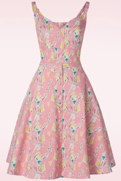 Cheap Glamour Bunny The Cindy Playsuit Mit Uberrock In Puderrosa