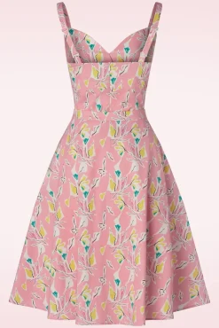 Cheap Glamour Bunny The Cindy Playsuit Mit Uberrock In Puderrosa