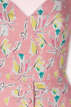 Cheap Glamour Bunny The Cindy Playsuit Mit Uberrock In Puderrosa