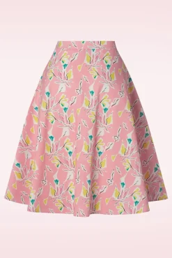 Cheap Glamour Bunny The Cindy Playsuit Mit Uberrock In Puderrosa