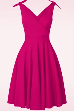 Best Sale Glamour Bunny The Harper Swing Kleid In Telemagenta Pink