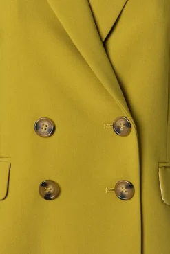 Fashion King Louie Tina Simonet Blazer In Schwefelgelb