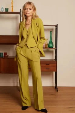 Fashion King Louie Tina Simonet Blazer In Schwefelgelb