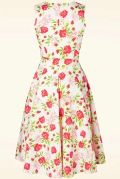 Cheap Topvintage Boutique Collection Topvintage Exklusiv ~ Eliane Rose Swing Kleid In Weis