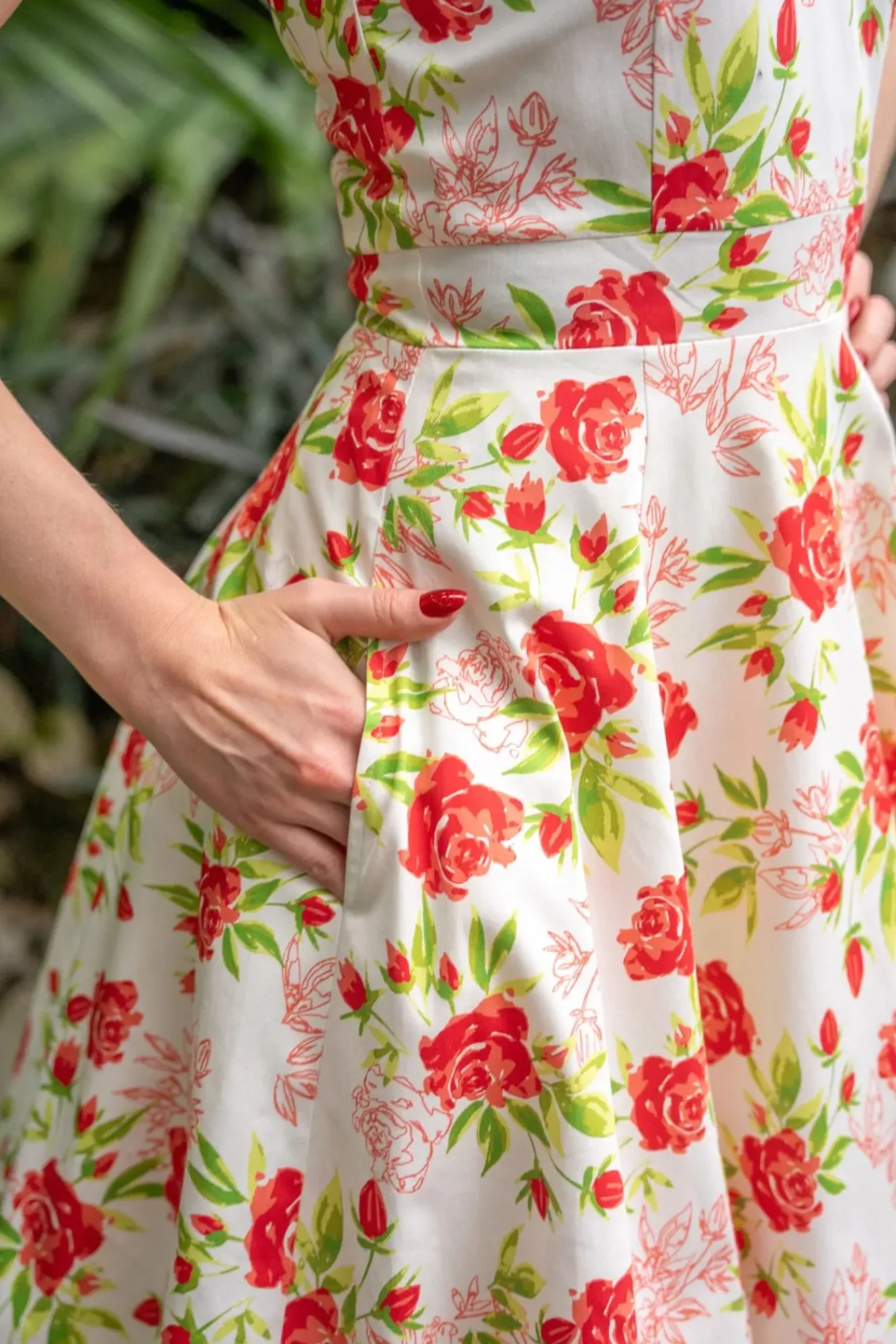 Cheap Topvintage Boutique Collection Topvintage Exklusiv ~ Eliane Rose Swing Kleid In Weis