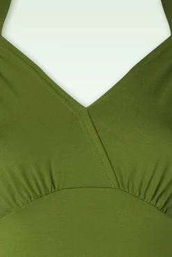 Best Very Cherry Trikot Sweetheart Top In Deluxe Olive