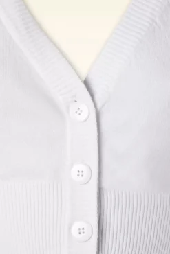 Best Sale Banned Retro Uberladener Cardigan In Schneewittchen