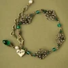 Discount Lovely Viktorianisches Filigranes Armband In Smaragd
