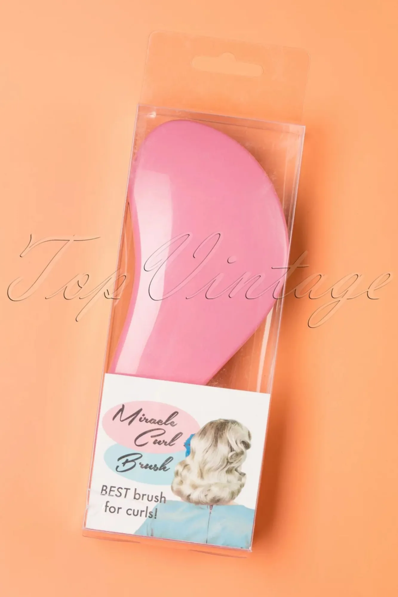 Best Lauren Rennells Vintage Hairstyling: Miracle Curl Brush In Pink