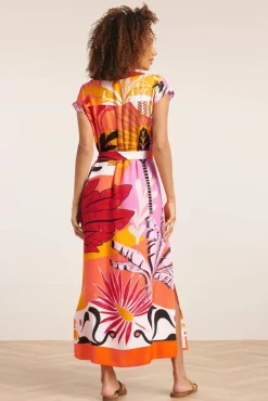 Outlet Smashed Lemon Winona Maxi Kleid In Orange